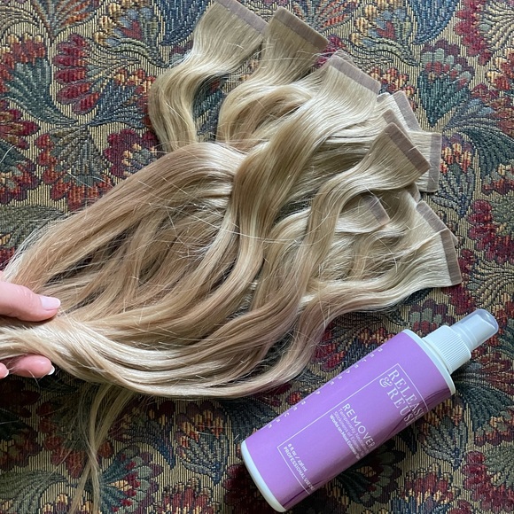 Hair Extensions in Blonde